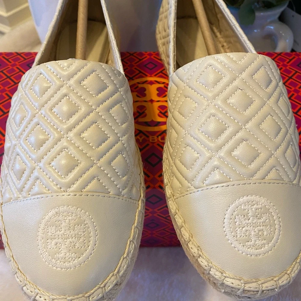 ✨NEW✨Tory Burch Quilted Flat Espadrille